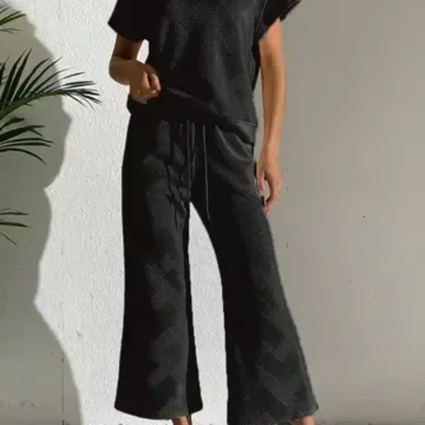 Black Textured Set