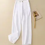 Loose Cotton Linen Trousers