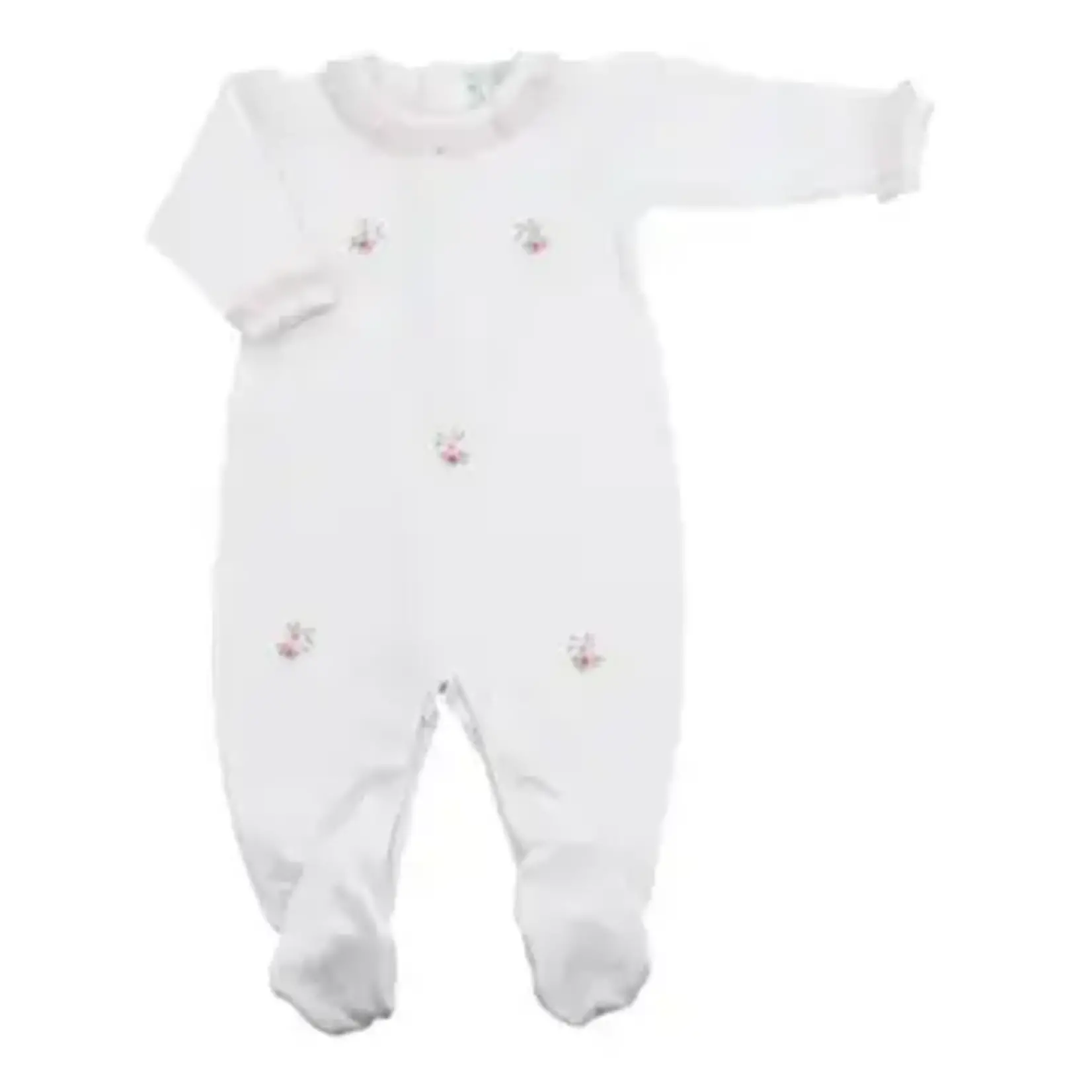 Baby Threads Flower Bouquets Girl Pima Cotton Baby Footie Newborn