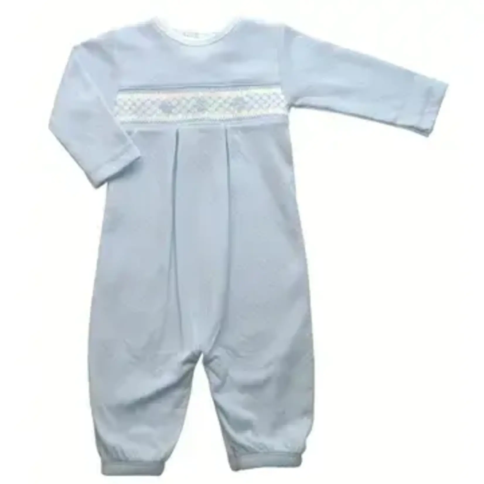 Baby Threads Sweet Baby Boy Blue Pima Cotton Converter Gown