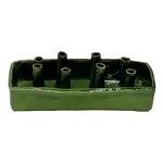 Abigails Ceramic Boat Tulipiere, Green 8-Hole