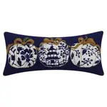 Peking Handicraft Chinoiserie Pumpkin Hook PIllow