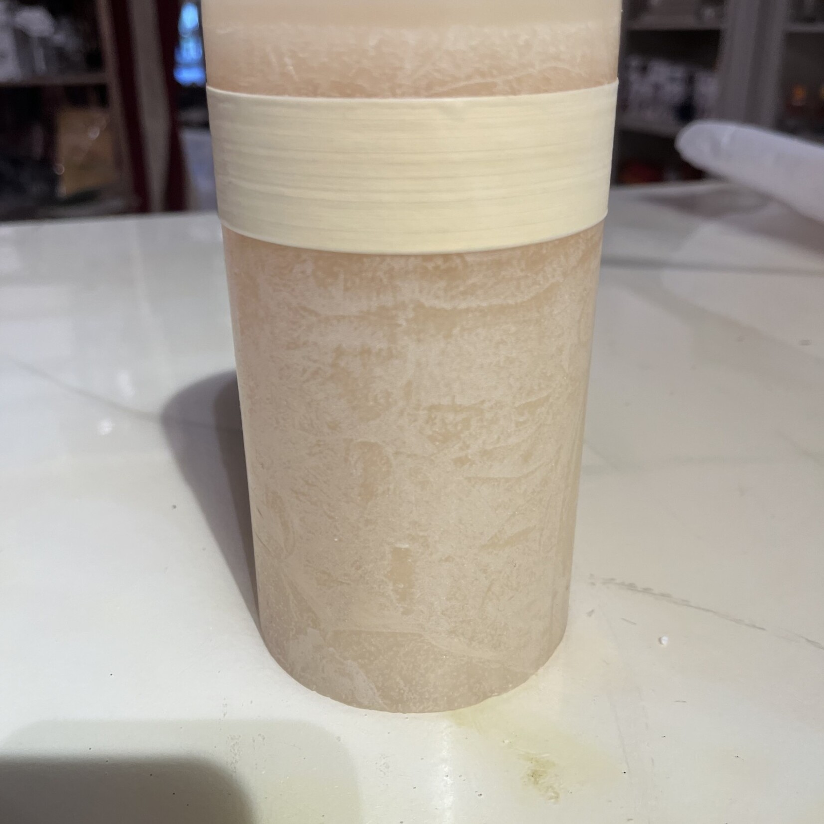 Vance Kitira Candles Smoky Gray Pillar Candle 3.25' x 6"