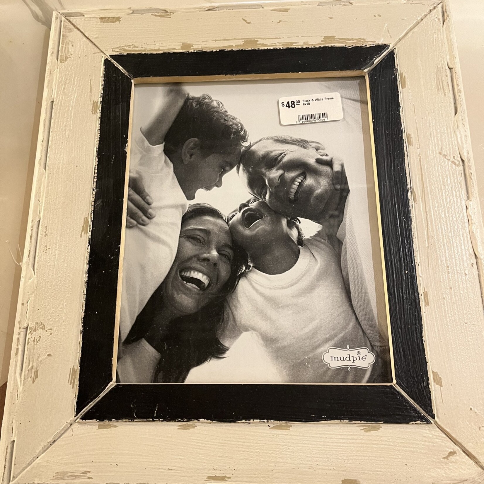 Mud Pie Black & White Frame 8x10