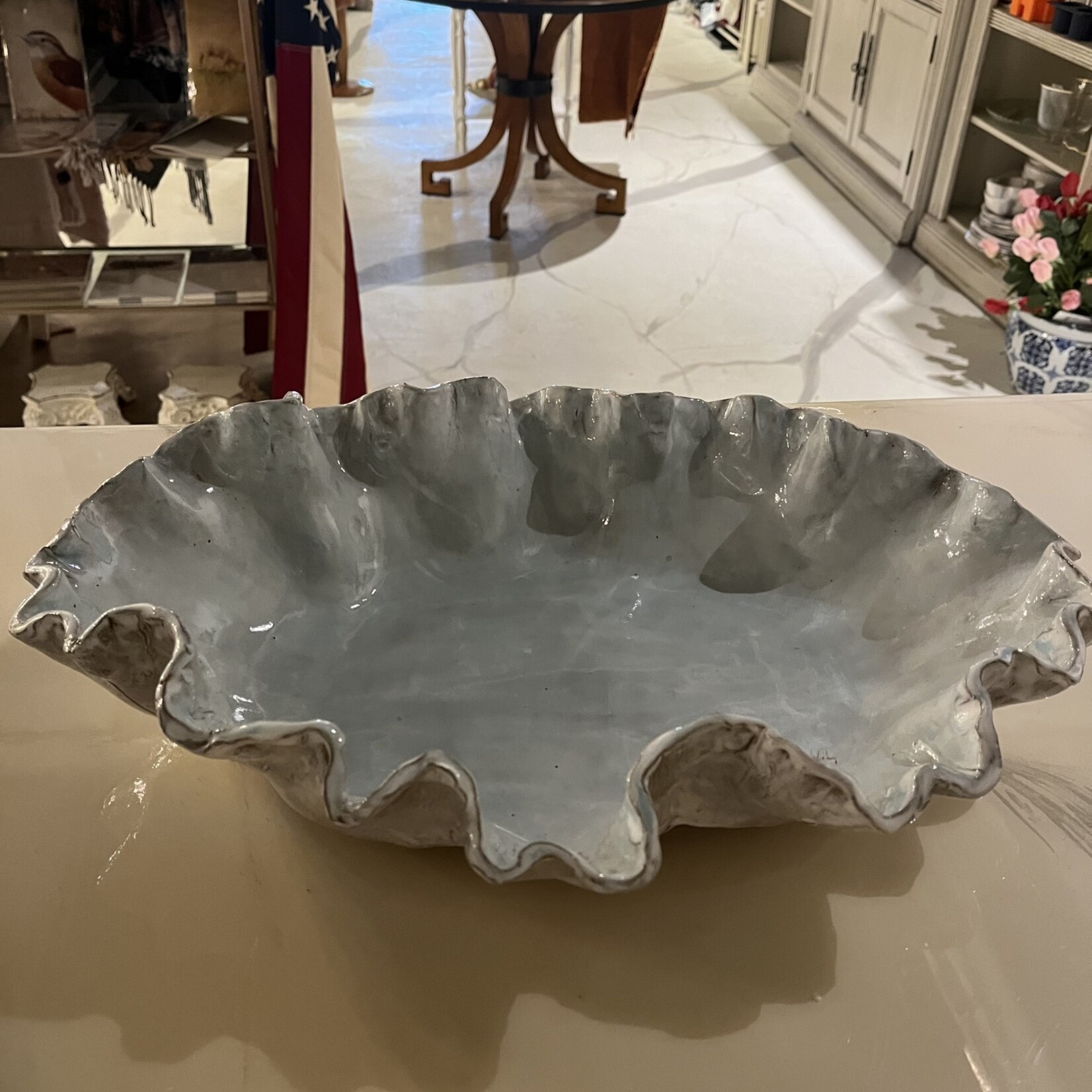 Dixie Pottery Joy Yvonne Extra Large Server 18" x 12"