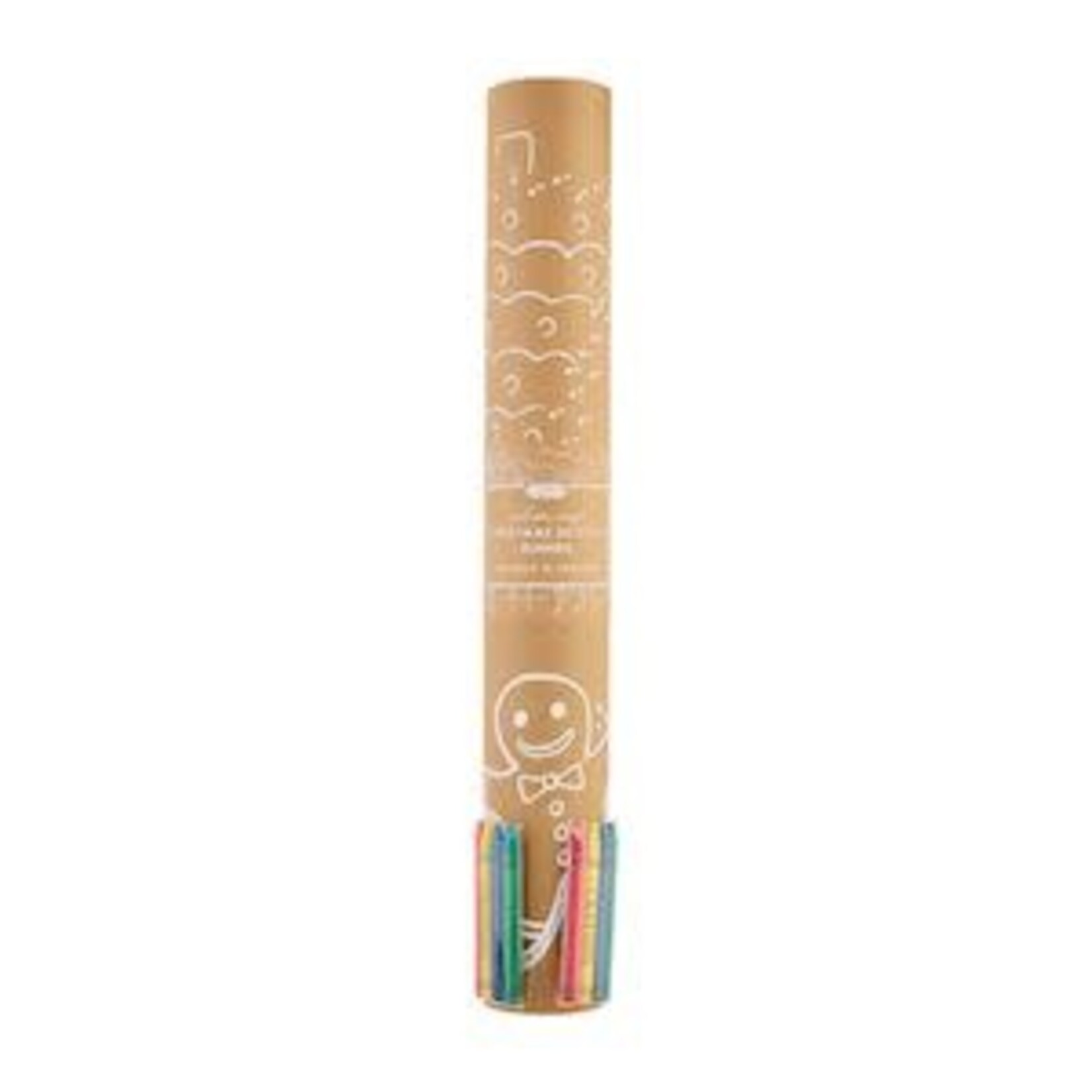 Mud Pie 5 Piece Kraft Paper Christmas Table Runner