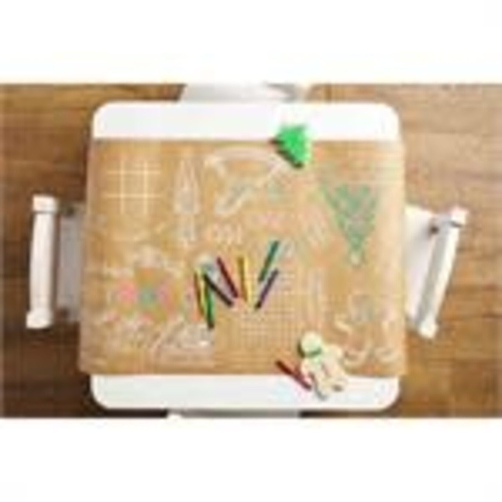 Mud Pie 5 Piece Kraft Paper Christmas Table Runner