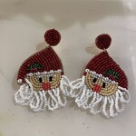 Santa Face Dangle Earrings