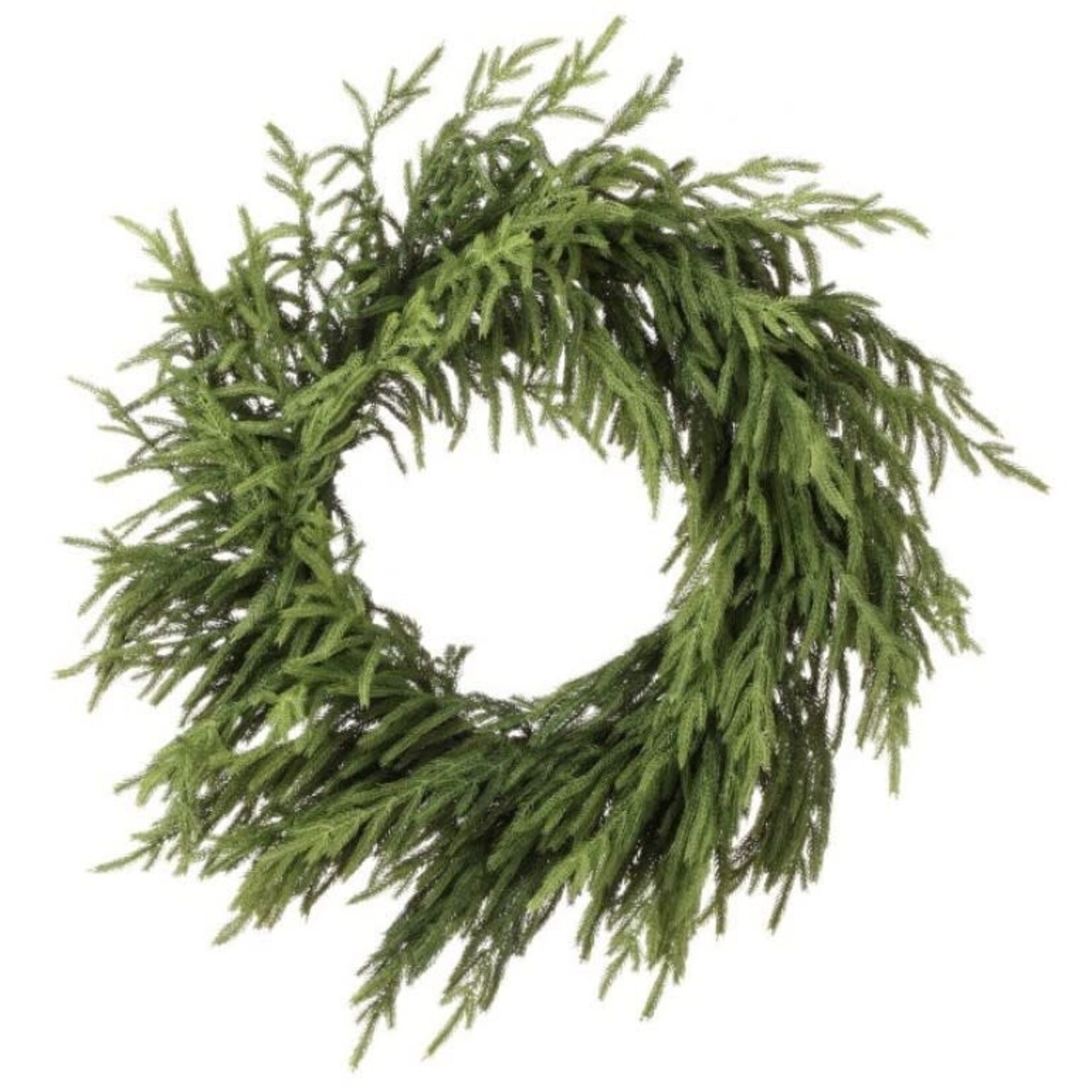 30" Just Cut Natural Touch Norfolk Pine Wreath