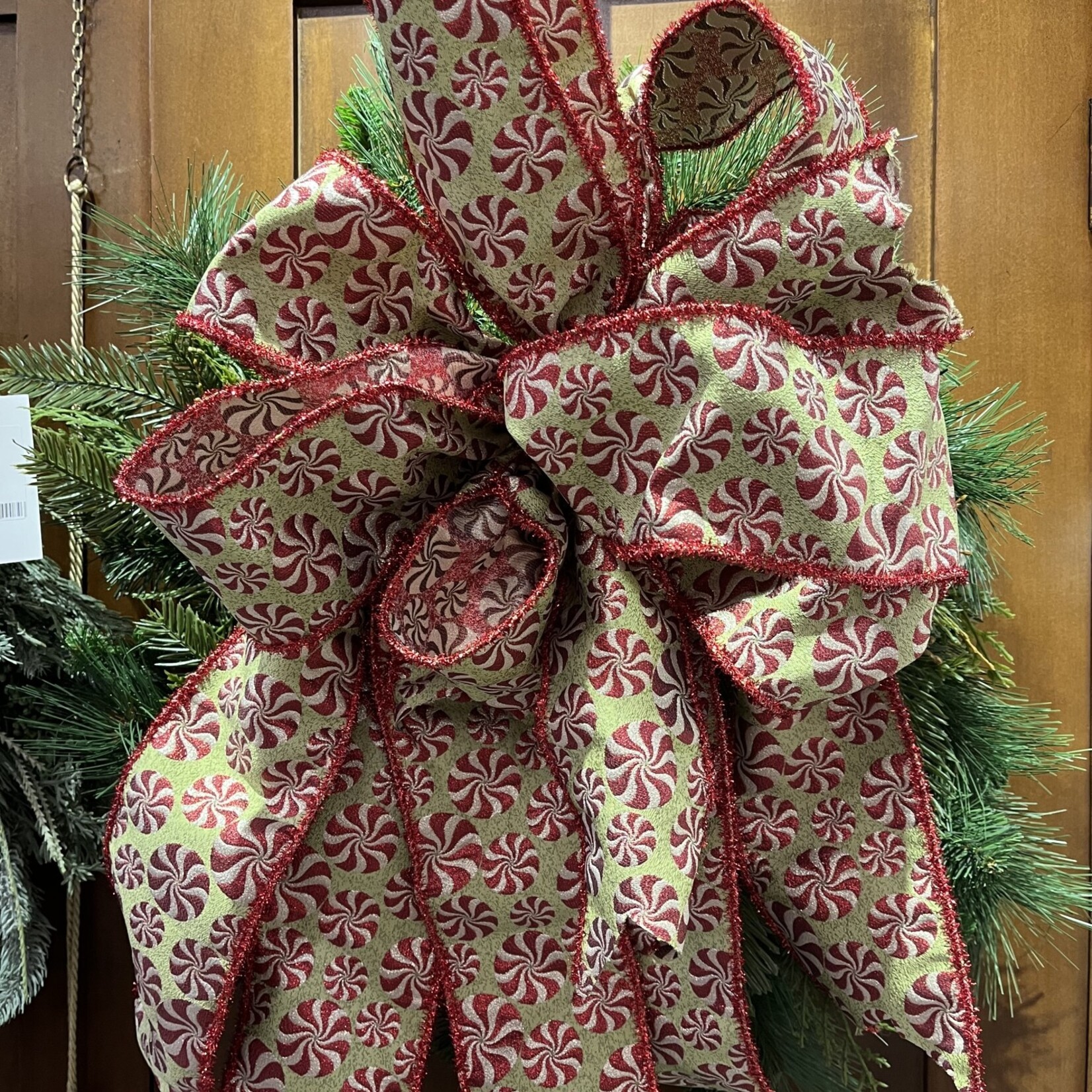 Peppermint Jacquard Bow (7 yards)