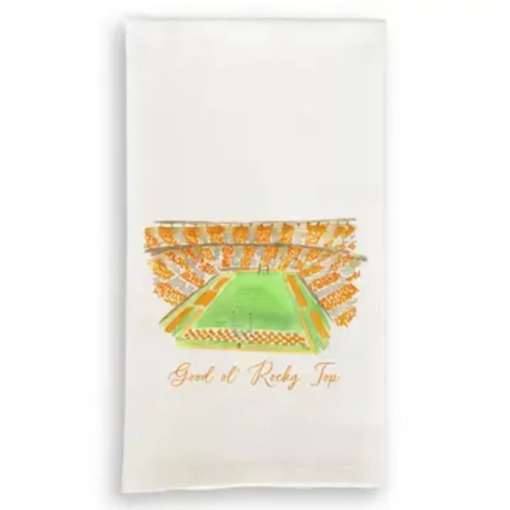 French Graffiti Tennessee Football Stadium Dishtowel