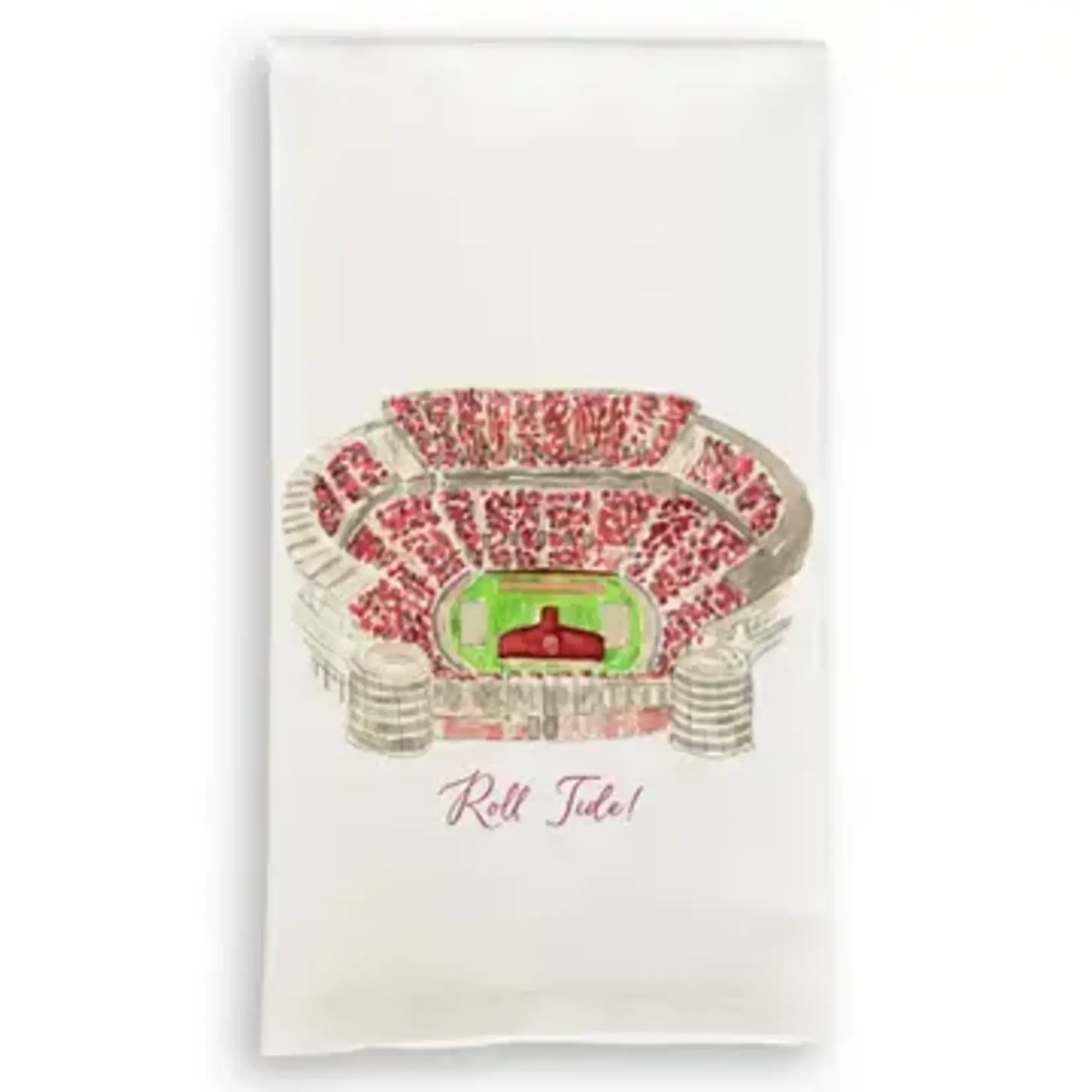 French Graffiti Alabama Football Stadium Dishtowel