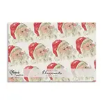 French Graffiti Santa with Red Hat Paper Placemats (pad of 24)