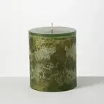 Vance Kitira Candles Ritz "Green Timber Pillar Candle 3.75"