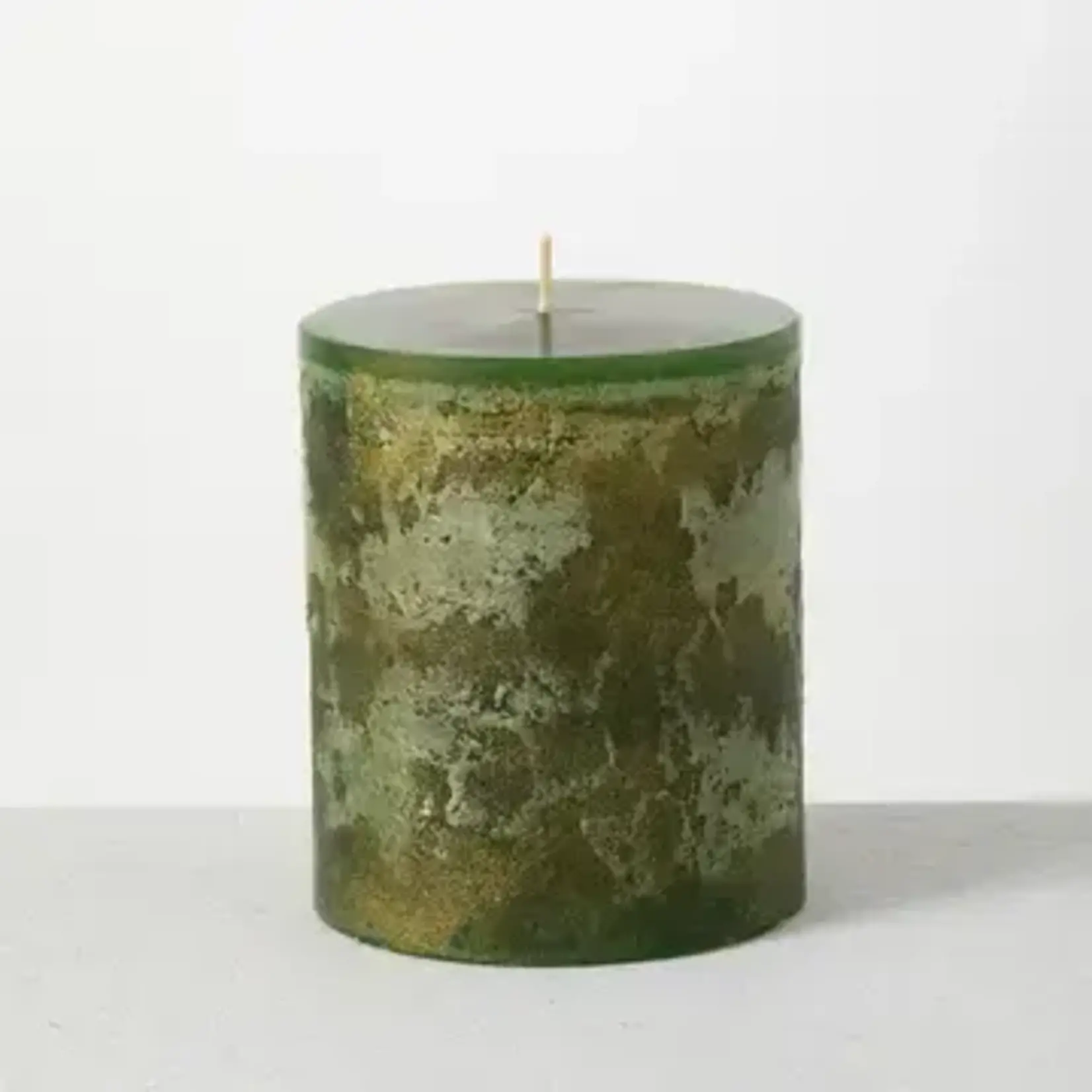 Vance Kitira Candles Ritz "Green Timber Pillar Candle 3.75"