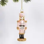 8 Oak Lane Pink Nutcracker Glass Ornament