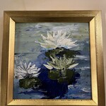 Scott Ellis 8" x 8" Water Lily Original Painting