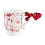 Mud Pie Christmas Toile Mug-Assorted Style