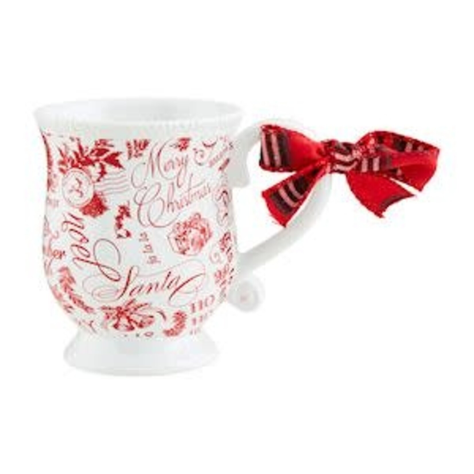 Mud Pie Christmas Toile Mug-Assorted Style