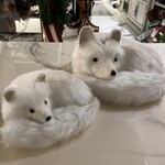 Sullivans Glittered Fox Figurine Set/2