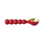 Creative Co-Op Enameled Aluminum Ice Cream Scoop/ Red/Gold