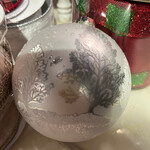 White Winter Scene Ornament