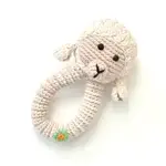 Pebble Plush Lamb Baby Toy