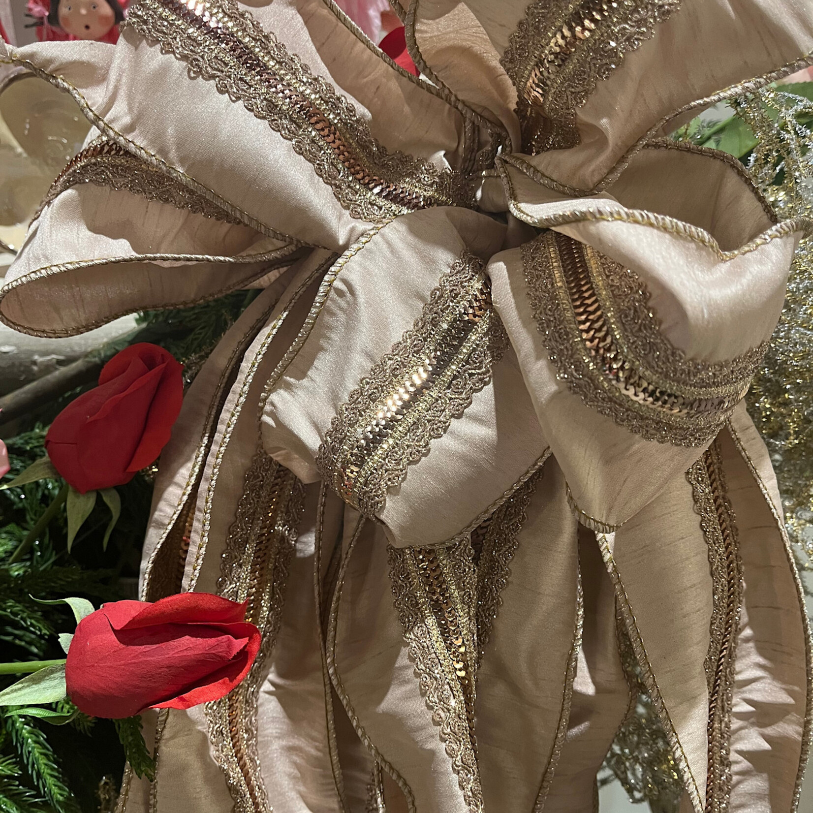 Champagne Pink Bow