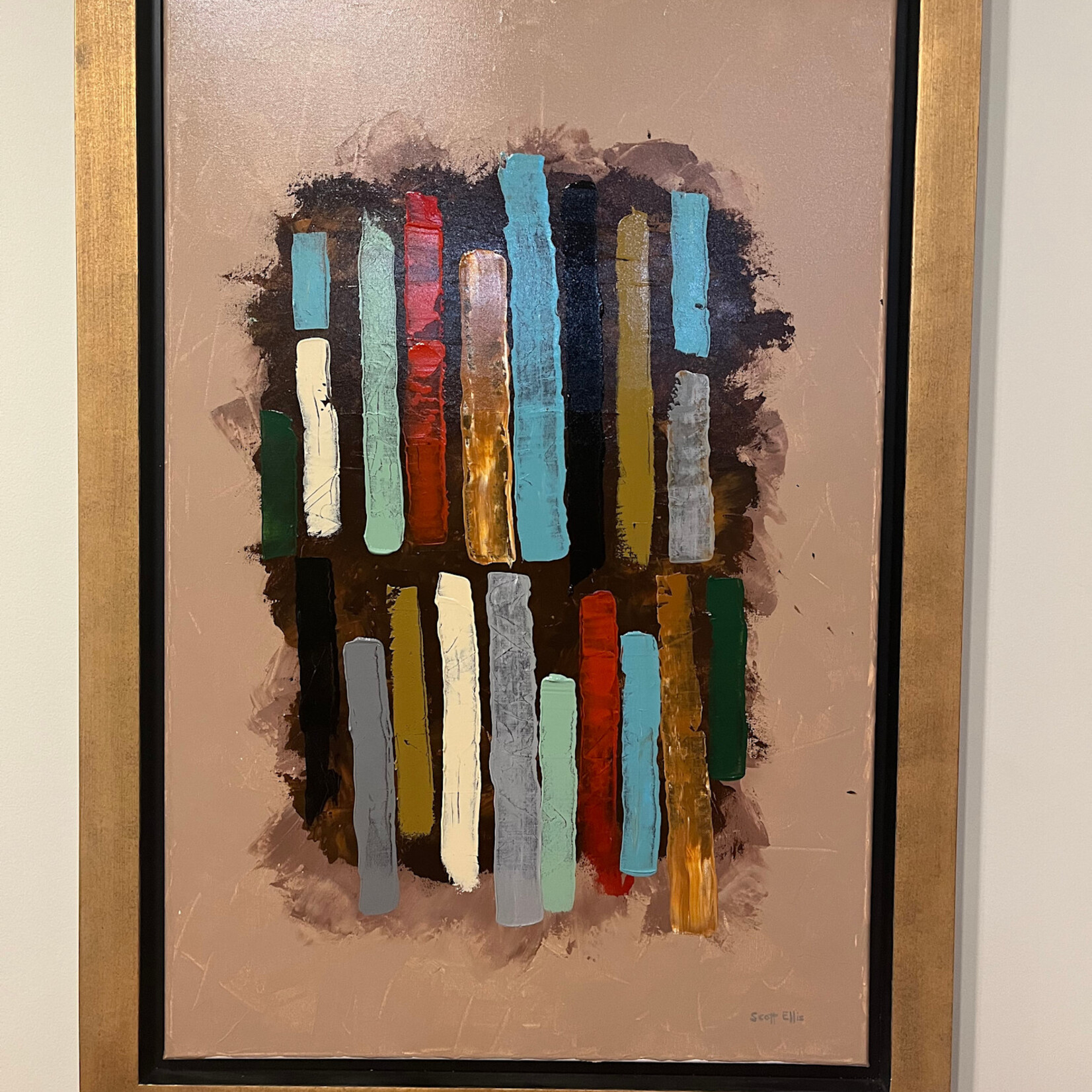 Scott Ellis 24" x 36" Original Abstract Painting by Scott Ellis