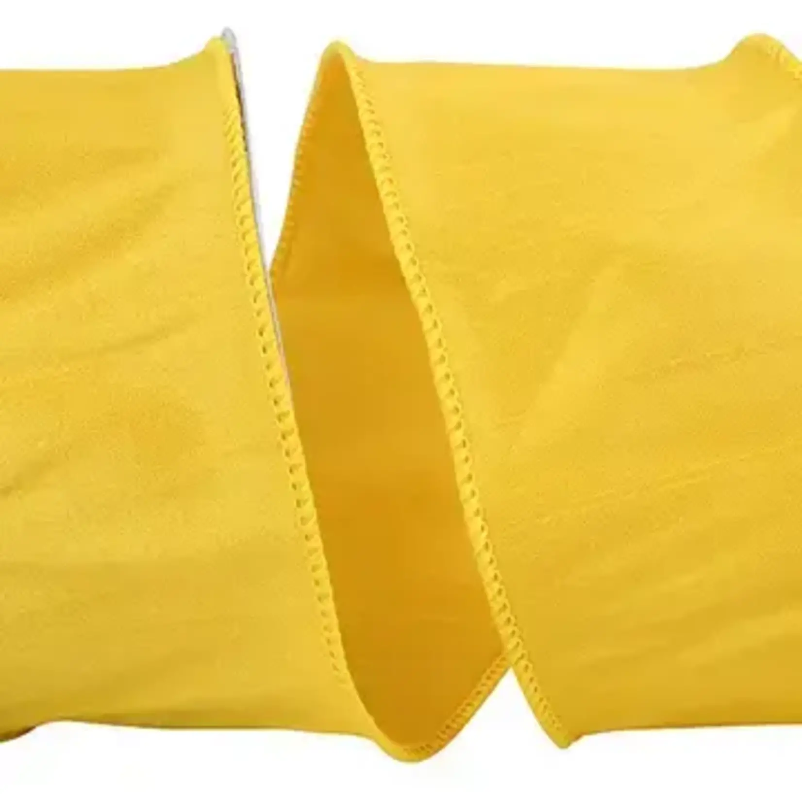 Reliant Ribbon Golden Yellow 2.5" Dupion Supreme Wired Edge 10 yards