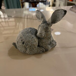 Melrose Grey Resin Rabbit (choose style - standing or laying)