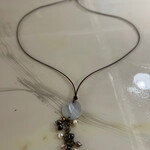 Coastal Courture FW Pearl Collage w Abstone Disc & Tassel Chain