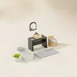Coco Village Wooden Doll House Bathroom Furniture