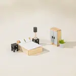 Coco Village Wooden Doll House Master Bedroom Furniture & Accessories