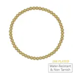 & Friends 4MM 18Kt. Gold Beaded Bracelet