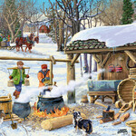 Vermont Christmas Company Maple Syrup Time Jigsaw Puzzle 1000 piece