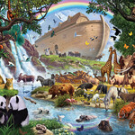 Vermont Christmas Company Noah's Ark Jigsaw Puzzle 1000 piece
