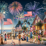 Vermont Christmas Company 4th of July Jigsaw Puzle