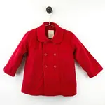 Petit Ami Red Corduroy Coat