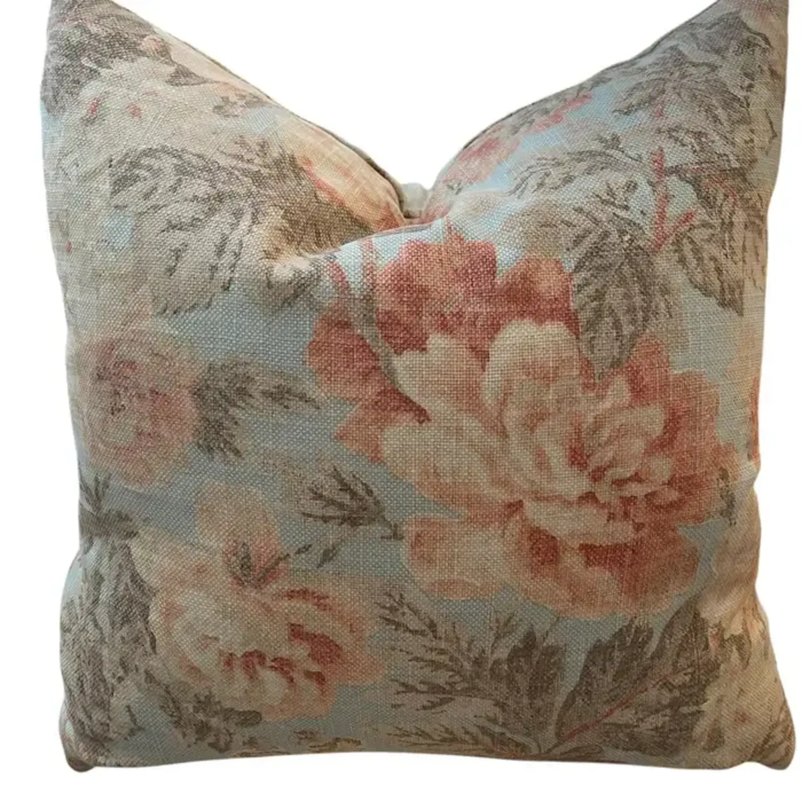 Dahlia & Grace Harpeth Floral Throw Pillow with Feather Insert 20"x20" with a 22"x22" insert