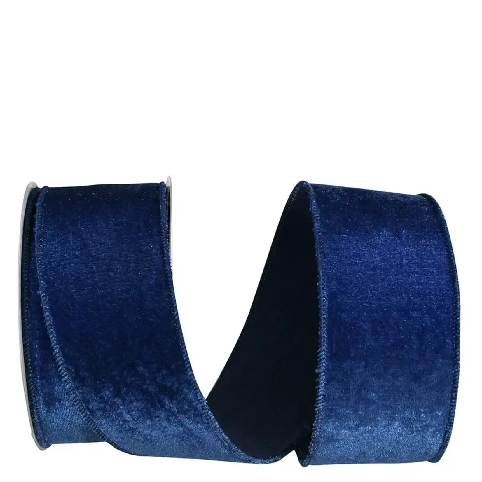 Reliant Ribbon Plush Velvet with Dupioni Backing Wired 2.5" x 10 yds.