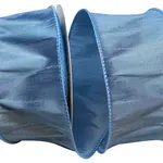 Relliant Rebbion Dupioni Supreme Wired Edge French Blue 2.5'x10yds,