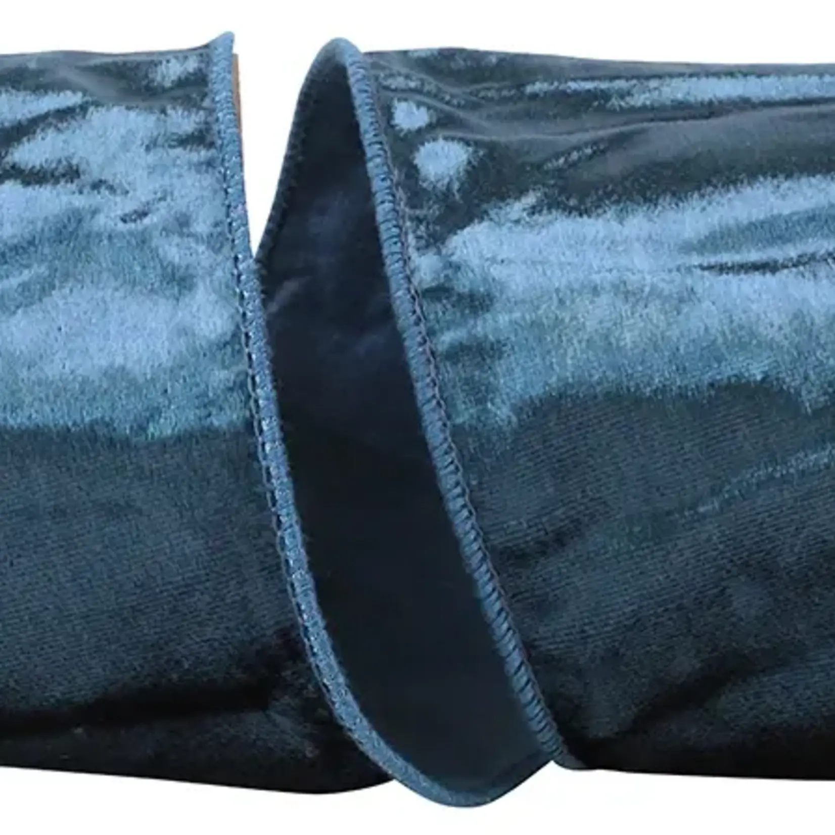 Reliant Ribbon Designer Plush Velvet Elite Wired Edge - Blue 4' x 5 yds.