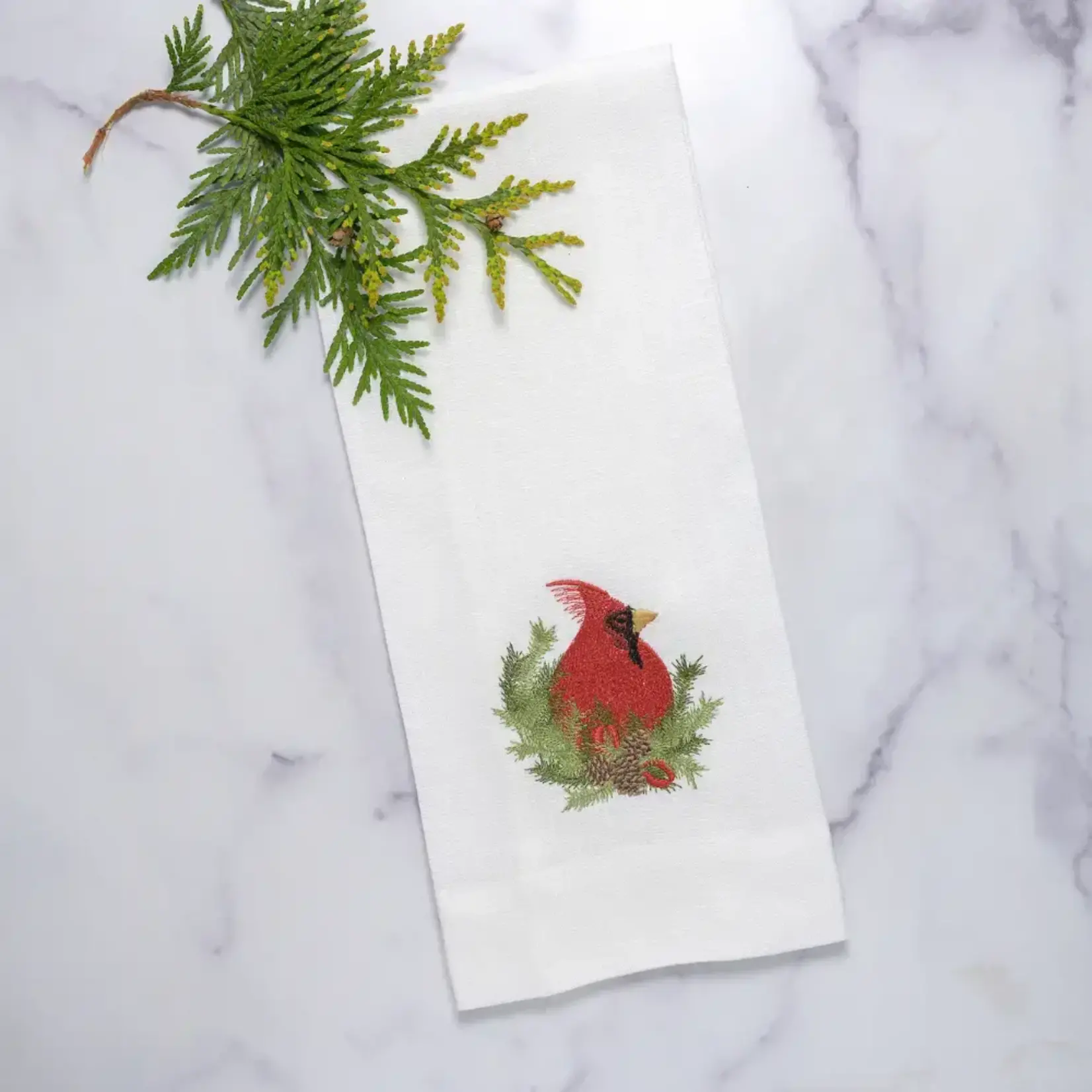 Arte Italica Christmas Cardinal Towel