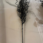 27" Black Glitter Twig