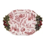 Mud Pie Holly Serving Platter