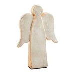 Mud Pie Small Concrete Gold Angel Sitter 7"