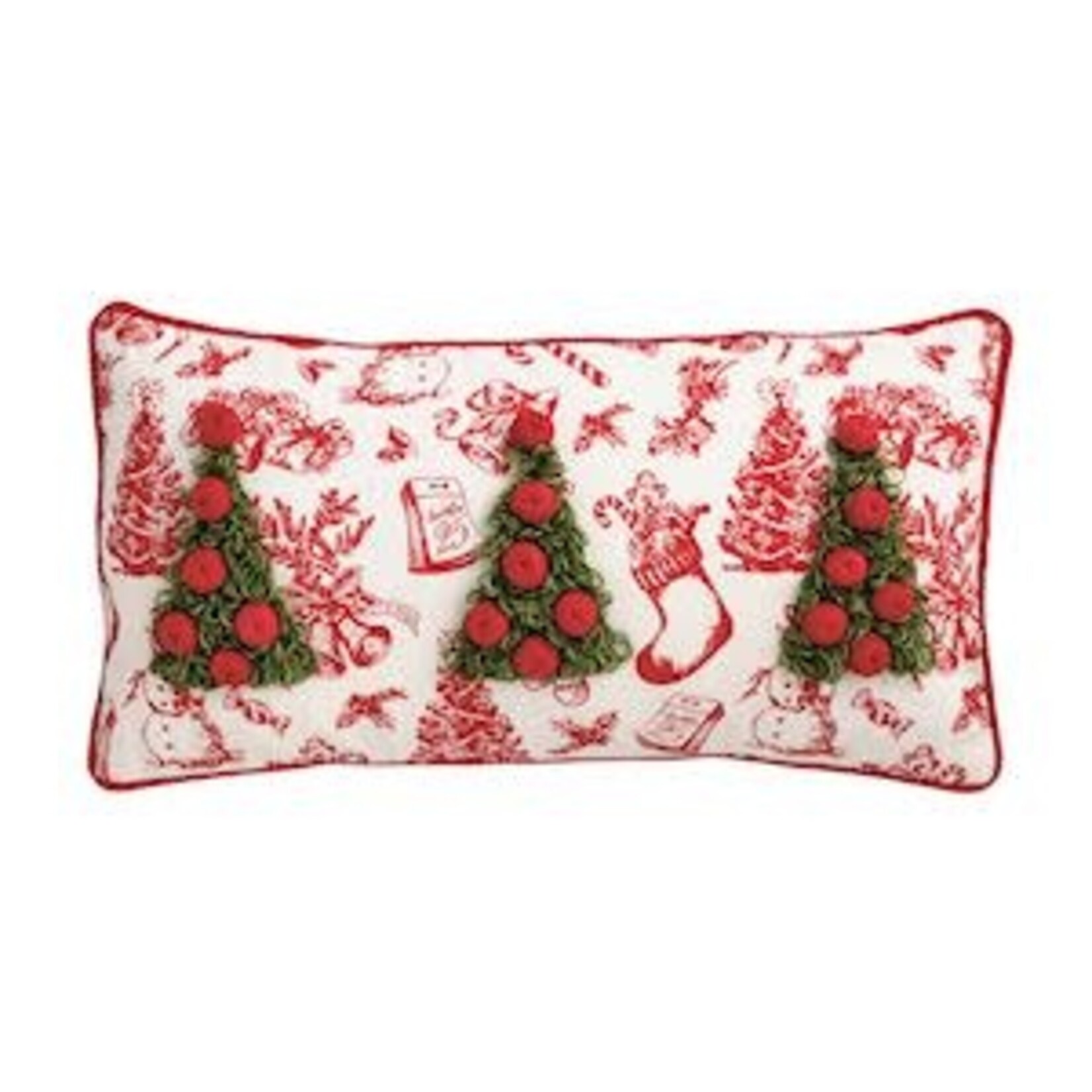 Mud Pie Tree Embelished Pillow