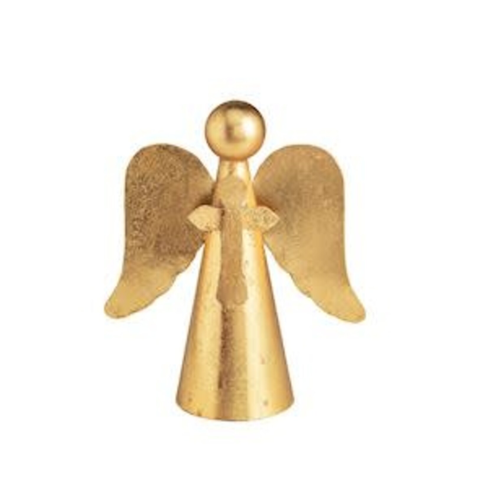 Mud Pie Small Gold Angel Sitter or Tree Topper9"