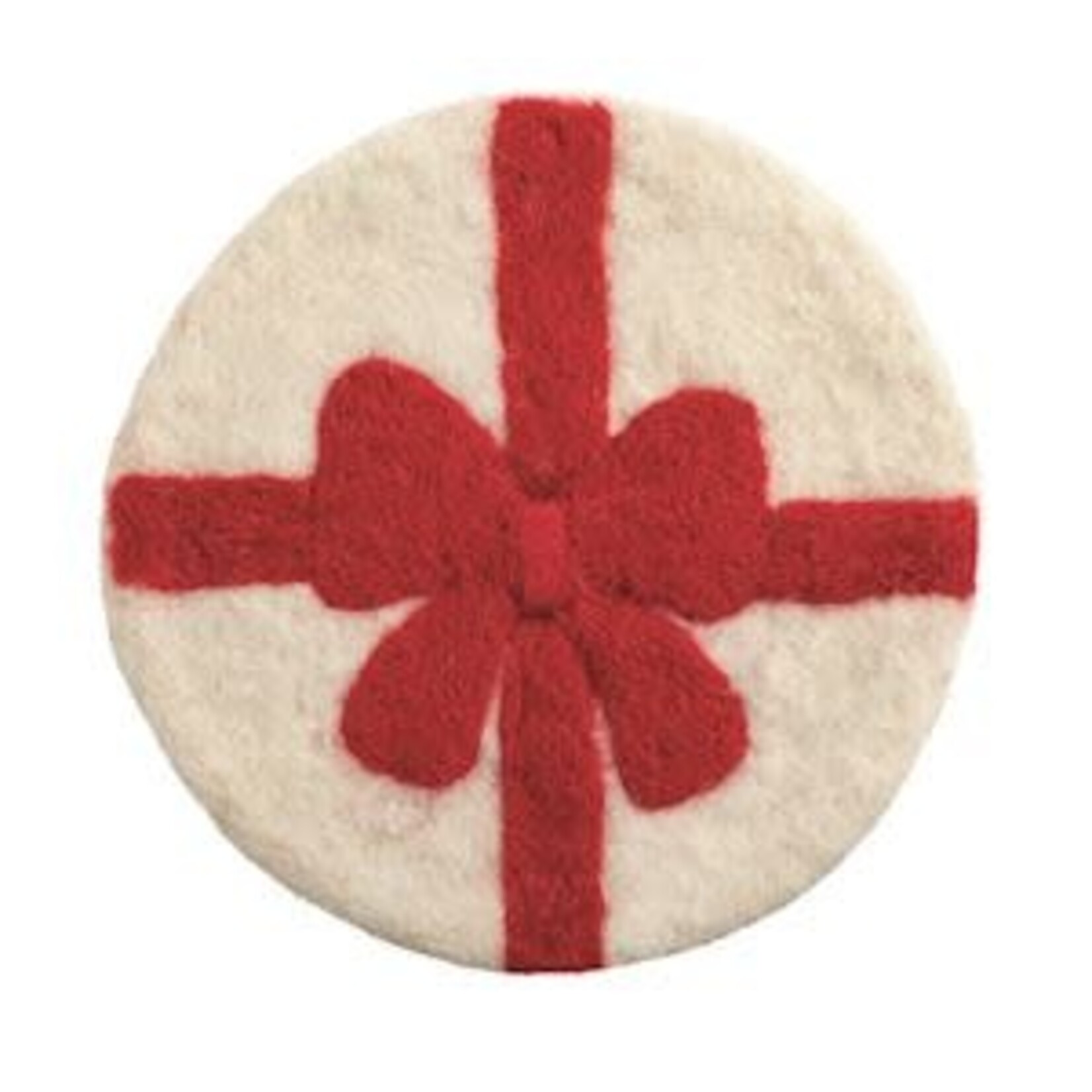 Mud Pie Bow Felted Trivet